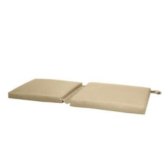 Paradise Cushions Sunbrella Sand Outdoor Hinged Bench Cushion HD4618 48019