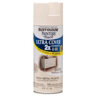 Rust Oleum Painters Touch 2X 12 oz. Satin Heirloom White General Purpose Spray Paint 249076