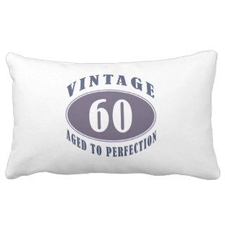 Vintage 60th Birthday Gifts For Men Throw Pillow