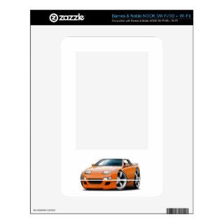 Nissan 300ZX Orange Convertible Skin For The NOOK