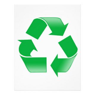 Recycling CLASSIC RECYCLE SYMBOL Personalized Letterhead