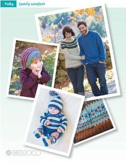 Berroco Family Comfort Pattern Booklet # 284 By The Each