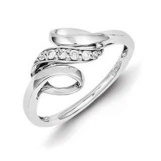 Sterling Silver Rhodium Plated Diamond Ring Cyber Monday Special Jewelry Brothers Jewelry