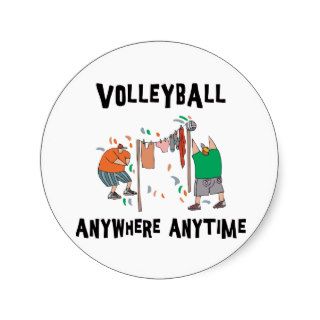 Volleyball AnyWhere Anytime Stickers