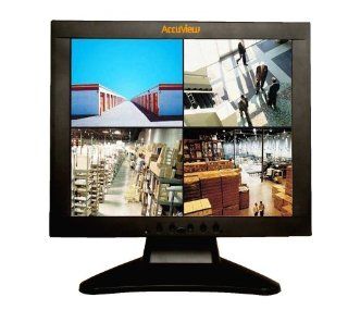 AccuView NS170 17 INCH CCTV Security LCD Monitor BNC LOOP THROUGH NTSC / PAL  Surveillance Monitors  Camera & Photo