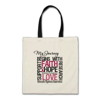 Myeloma My Journey Begins With FAITH Bags