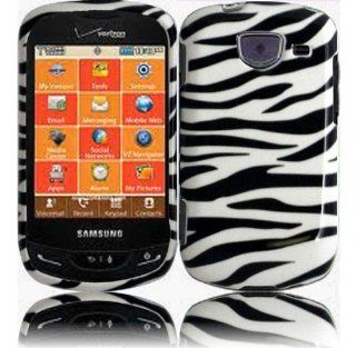 Samsung Brightside U380 Design Cover   Zebra Cell Phones & Accessories