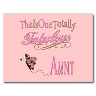 Cute Gifts For Aunts Postcard
