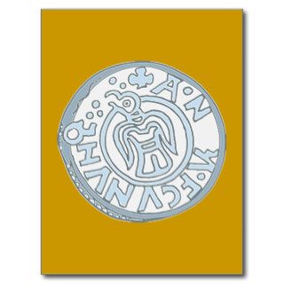 Silver coin Viking more silver coin Viking Postcards
