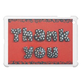 Thank You Mixed Media 3D Chubby Art Painting Case For The iPad Mini