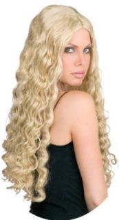 24 Inch Luscious Blonde Wig Costume Wigs Clothing