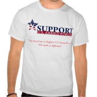 SUSAForg logo, Your donations to Support US ArmTee Shirt