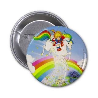 Rainbow Brite & Starlite over rainbow Buttons