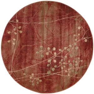 Nourison Somerset Flame 5 ft. 6 in. Round Area Rug 047991