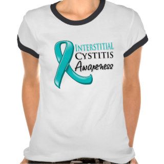 Interstitial Cystitis  Awareness Ribbon T Shirt
