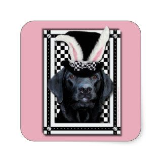 Easter   Some Bunny Loves You   Labrador   Black Stickers