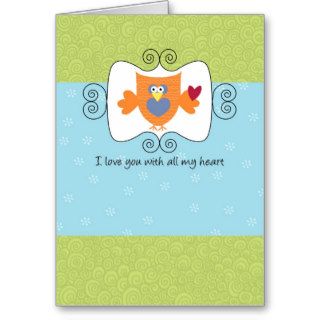 Love You With All My Heart Cards