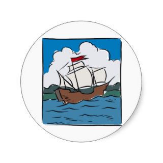 Mayflower Ocean Voyage Sticker