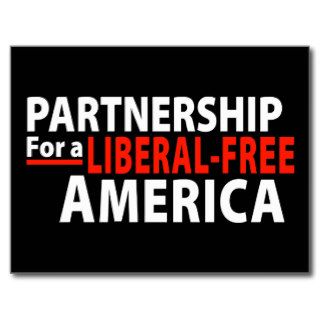 Partnership for a Liberal Free America Post Card