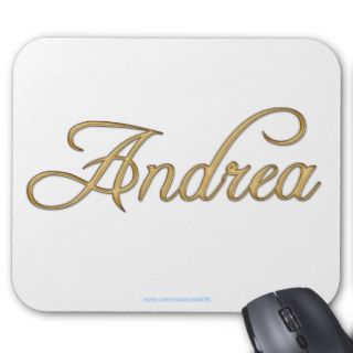 ANDREA Name Branded Personalised Gift Mousepad