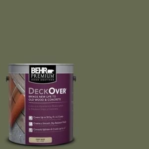 BEHR Premium DeckOver 1 gal. #SC 138 Sagebrush Green Wood and Concrete Paint 500001