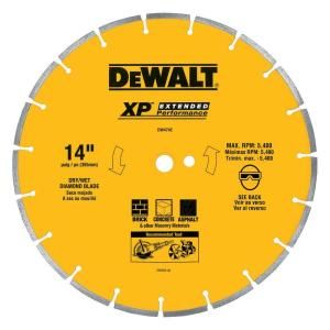 DEWALT 14 in. Extended Performance General Purpose Segmented Diamond Blade DW4742