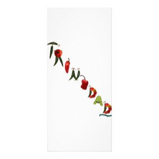 Trinidad Chili Peppers Rack Card