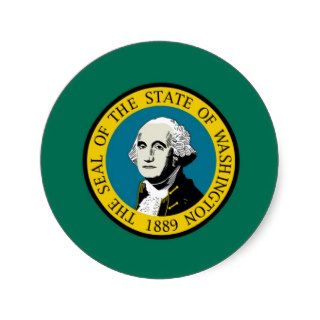 Washington State Flag Stickers