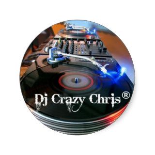 Dj Crazy Chris ® Stickers