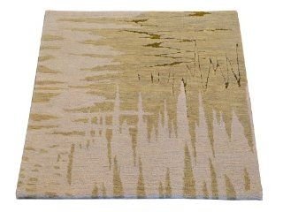 Area Carpet, Modern 2' X 2' Wool & Silk Hand Knotted Abstract Design Rug Sh7453  