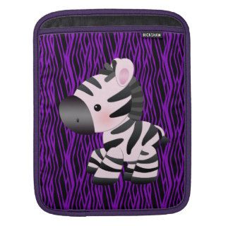 Zebra & Purple Animal Print iPad & Laptop Sleeve Sleeve For MacBook Air