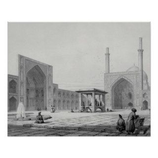 Great Friday Mosque (Masjid i Djum ah) in Isfahan, Print