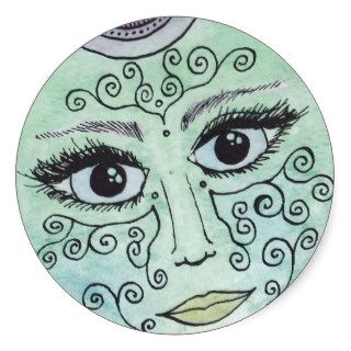 Mystical Face   Sticker
