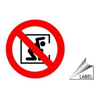 Confined Space Symbol Label LABEL PROHIB 44 a Industrial Notices  Message Boards 