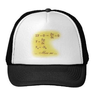 Newton Laws of Motion Mesh Hat