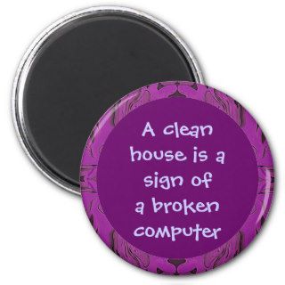 house cleaning humor fridge magnets