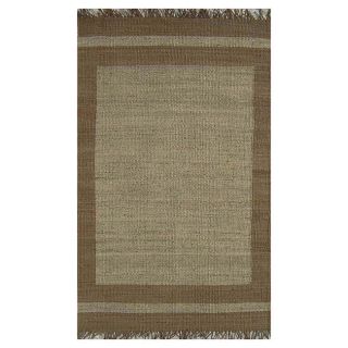 Hand woven Border Natural/ Bleached Jut Rug (8' x 10'6) 7x9   10x14 Rugs