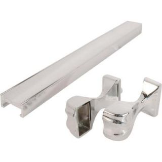 Prime Line 32 in. Chrome Towel Shower Bar and Bracket M 6093
