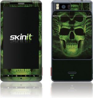Skull Art   Green Skulls   Motorola Droid X   Skinit Skin Cell Phones & Accessories