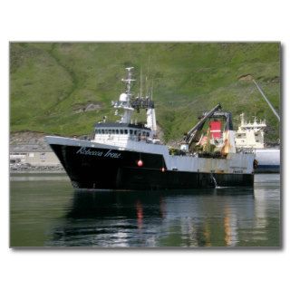 Rebecca Irene, Factory Trawler in Dutch Harbor, AK Post Cards