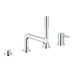 GROHE Essence Roman Tub Faucet in Starlight Chrome (Valve not included) 19578000