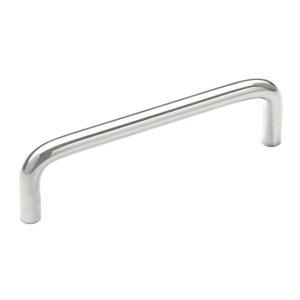 Amerock 4 in. Centers Solid Brass Wire Pull in Polished Chrome Finish BP7631226