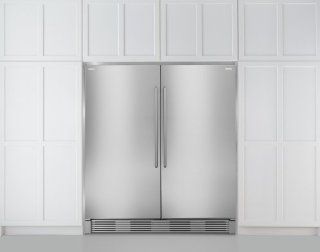 Electrolux Stainless Steel Built in Refrigerator Freezer Combo with Trimkit EI32AR65JS EI32AF65JS Appliances