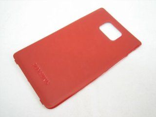 Samsung Galaxy S 2 II i9100 ~ Red Back Battery Cover Door Housung Case Plascia ~ Mobile Phone Repair Parts Replacement Electronics