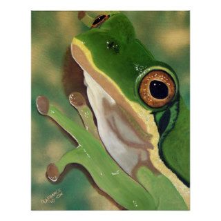 Virginia Tree Frog Print