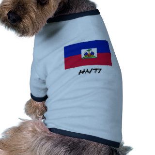 Haiti Flag Dog Clothing