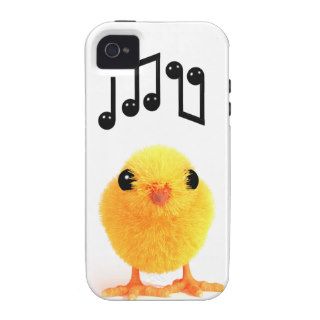 3d Cute Musical Easter Chick (Any Color U Like) iPhone 4/4S Covers