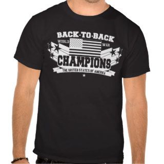 USA Back To Back Champions Star Burst T shirt