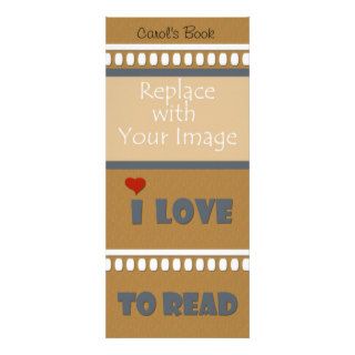 Bookmark I Love to Read Full Color Rack Card
