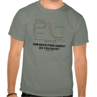 How Much Free Energy Do You Have? (Chemistry) Shirts